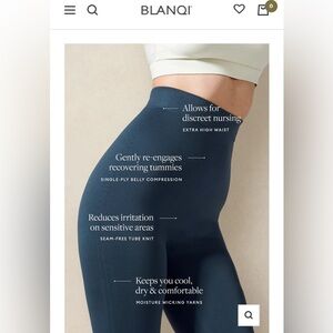 Highwaist Postpartum + Nursing Support Leggings size M